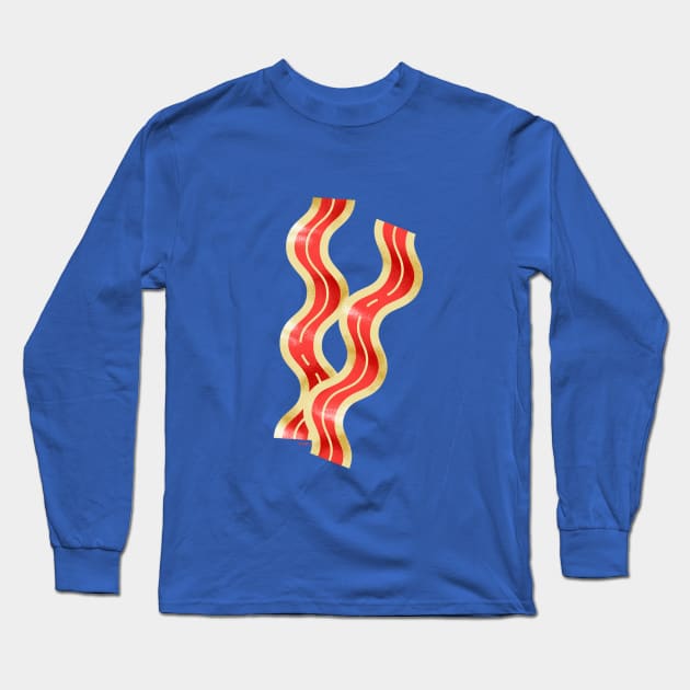 Bacon Long Sleeve T-Shirt by andrearubele